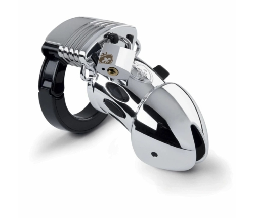 Mystim Pubic Enemy No 1 Silver Edition Intimate Cage with E-Stim System