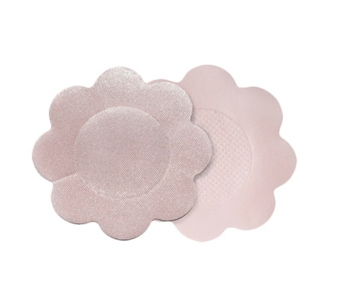 Bye Bra - Satin Nipple Covers XL Nude 3 Pairs