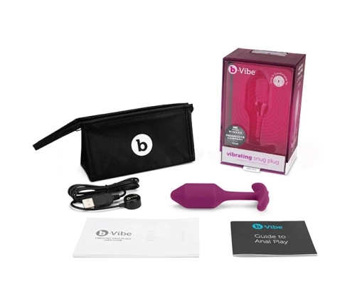 B-Vibe - Vibrating Snug Plug 2 Rose