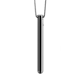 Le Wand Necklace Vibe Black - Discreet Wearable Baton, 8 Modes Le Wand Necklace Vibe Black - Discreet Wearable Baton, 8 Modes