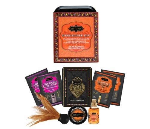 Kama Sutra The Weekender Tin Can Tropical Mango - Zestaw Akcesoriow Mini