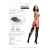 MissO S306 Self-Supporting Stockings Black S/M - Triple Band Top Finish