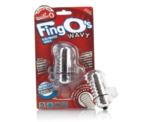 The Screaming O - The FingO Wavy Clear