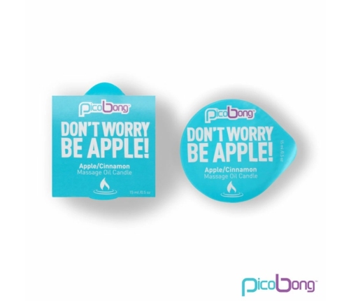 Picobong Massage Oil Candle Apple & Cinnamon 15 ml - świeca do masażu