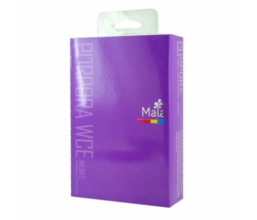 Maia Toys Contour Egg Neon Purple - Wireless Silicone Model 10cm