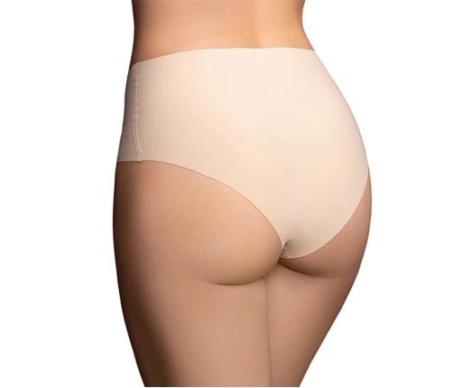 Bye Bra - Invisible High Brief Nude + Black XL