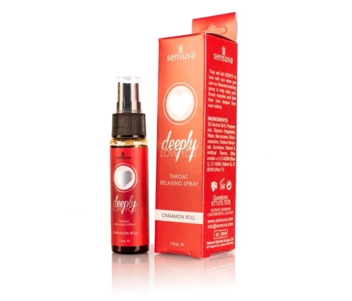 Sensuva Deeply Love You Cinnamon Flavored Throat Relaxing Spray 30 ml