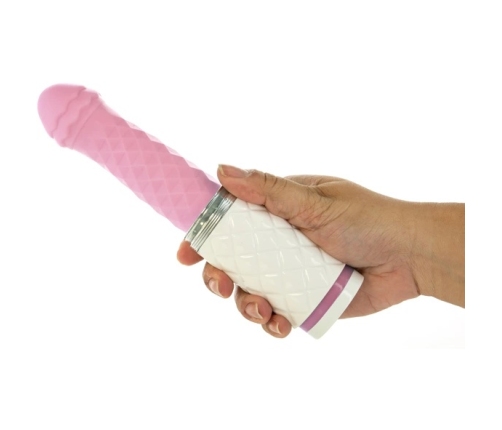 Pillow Talk Feisty Pink Thrusting Vibrator with Swarovski Cap