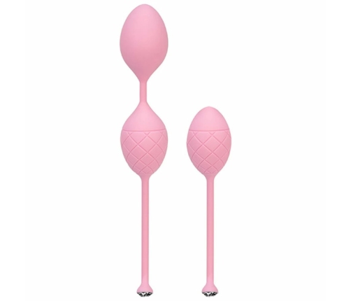 Pillow Talk Frisky Pink Kegel Exercise Balls Silicone 203mm