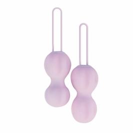 Nomi Tang IntiMate Kegel Set Plus Sakura - Double Weighted System, Pink