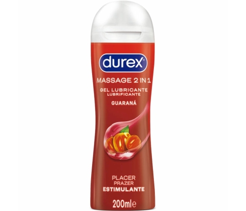 Durex Play 2-in-1 Massage Gel & Lubricant with Guarana 200ml