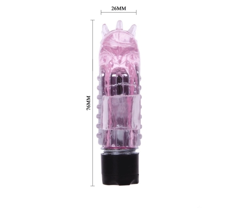 Baile Mini Silicone Finger Vibrator - Compact Intimate Stimulation Tool