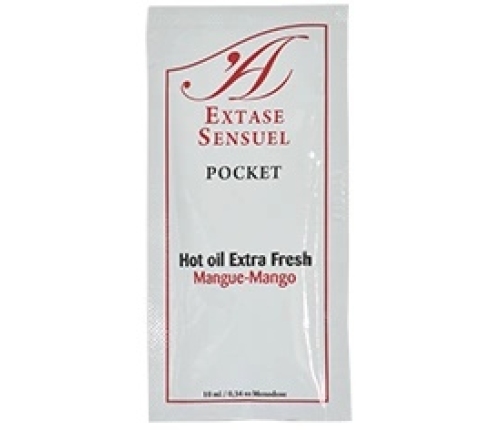 Extase Sensual Mango Stimulating Oil 10ml - Dual Hot-Cold Effect