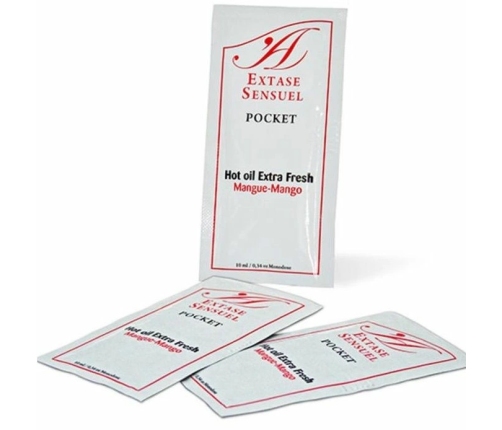 Extase Sensual Mango Stimulating Oil 10ml - Dual Hot-Cold Effect