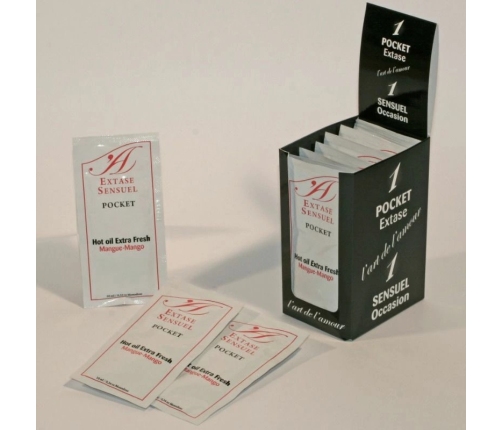 Extase Sensual Mango Stimulating Oil 10ml - Dual Hot-Cold Effect