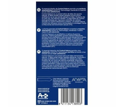 CONTROL - NATURE PRESERVATIVOS 12 UNIDADES