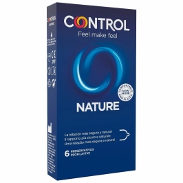 CONTROL Adapta Nature 6-Pack Transparent Anatomical Latex Condoms CONTROL Adapta Nature 6-Pack Transparent Anatomical Latex Condoms