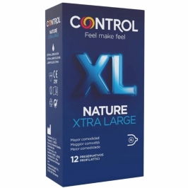 CONTROL Adapta Nature XL 12-Pack Large Size Natural Latex Condoms CONTROL Adapta Nature XL 12-Pack Large Size Natural Latex Condoms