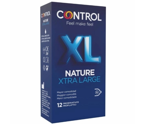 CONTROL - ADAPTA NATURE XL PRESERVATIVOS 12 UNIDADES