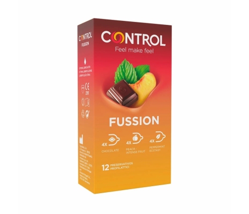 CONTROL - FUSSION PRESERVATIVOS 12 UNIDADES