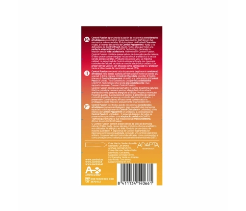 CONTROL - FUSSION PRESERVATIVOS 12 UNIDADES