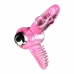 Baile Sweet Abs Pink Vibrating Intimate Ring 10 Modes Flexible 4.6cm