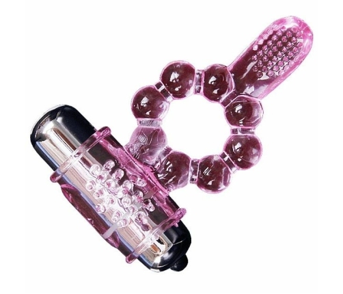 Baile Silicone Ring Pink - 10 Rhythm Intimate Vibration System