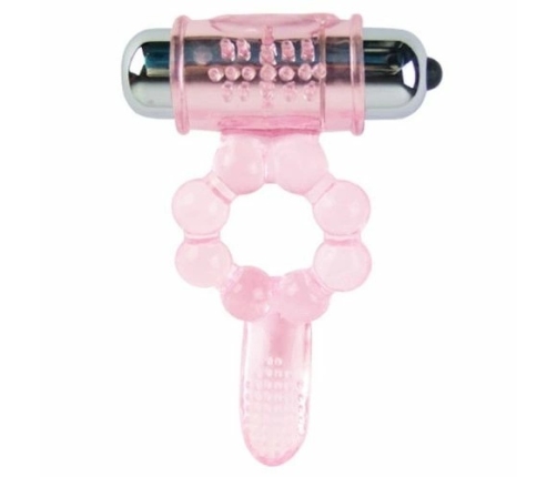 Baile Silicone Ring Pink - 10 Rhythm Intimate Vibration System