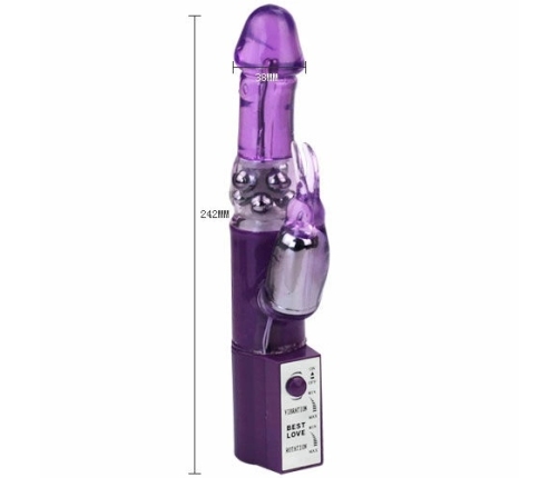 Baile Hot Lady II Dual-Action Rotating Intimate Machine 24cm Pearl Pink