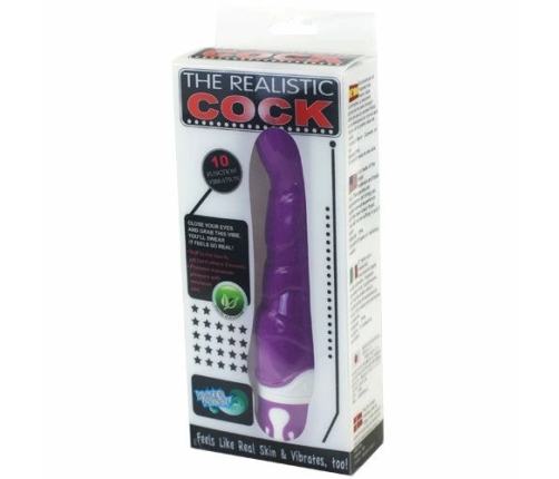 Baile Sensation Violet Silicone Intimate Massager 10 Modes 22 cm