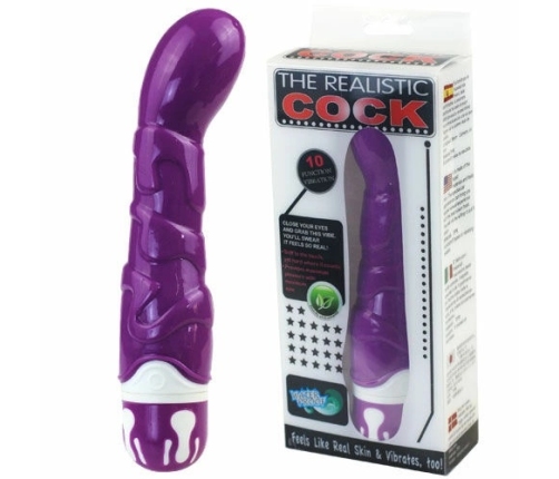 Baile Sensation Violet Silicone Intimate Massager 10 Modes 22 cm