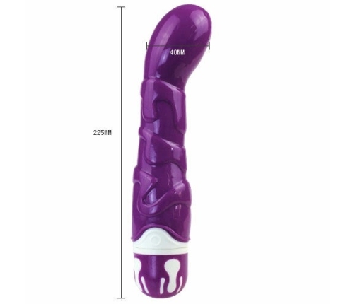 Baile Sensation Violet Silicone Intimate Massager 10 Modes 22 cm