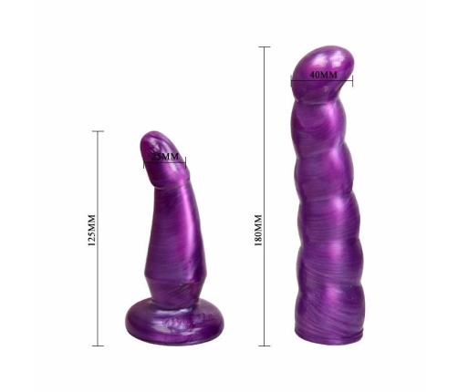 Baile Lilac Dual Attachment Harness System 17 cm - Adjustable TPR Design