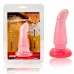 Baile Pink Intimate Plug with Suction Base 13 cm - Soft Gelatin Model