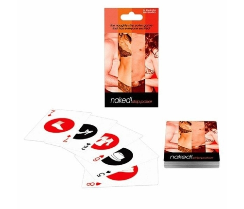 Kheper Games Naked! Strip Poker Card Game Bilingual ES/EN Edition