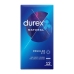 Durex Natural Plus Easy-On Latex Protection 12-Pack, Anatomical Fit