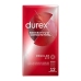 Durex Sensitive Total Contact Ultra-Thin 12-Pack, Sensi-Fit, 52mm