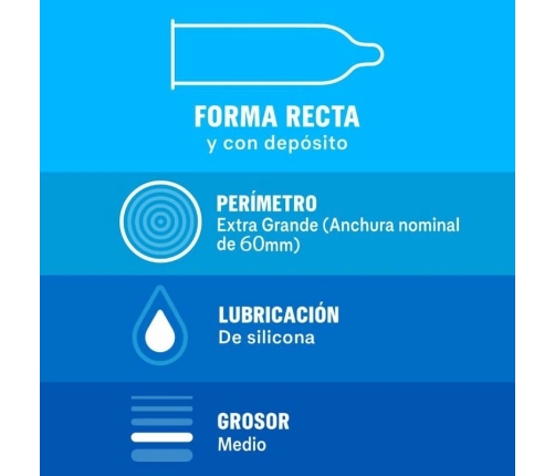 Durex Natural XL 12-Pack - Extra Large Comfortable Latex System