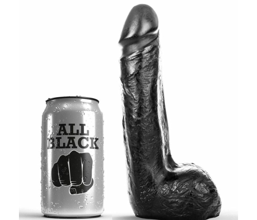 All Black AB45 Flexible Black Model 20 cm - Anatomical Design, TPR Material