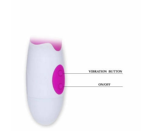 Pretty Love Flirtation Snappy Vibrator Lilac 20cm 30 Functions ABS/TPR