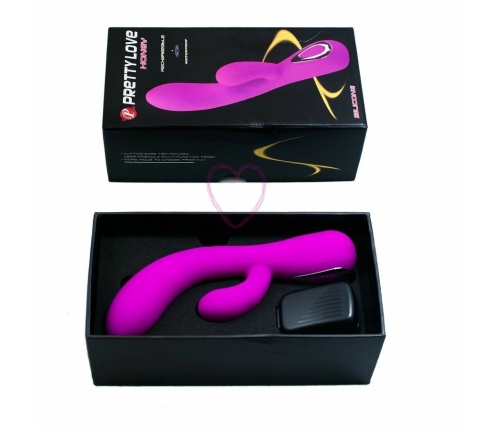Pretty Love Smart Honey Intimate Vibrator Lilac 18cm Dual Motor Silicone