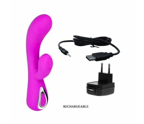 Pretty Love Smart Honey Intimate Vibrator Lilac 18cm Dual Motor Silicone