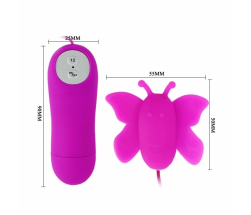 Baile Love Eggs Butterfly 12-Speed Lilac Remote Intimate Device