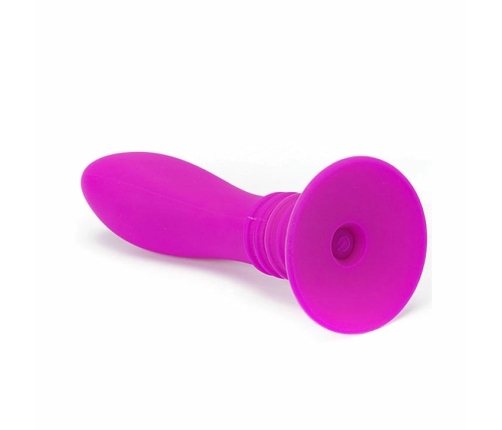 Pretty Love Booty Passion Silicone Plug 10 Vibration Modes Black 12cm