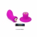 Pretty Love Booty Passion Silicone Plug 10 Vibration Modes Black 12cm