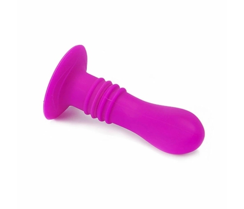 Pretty Love Booty Passion Silicone Plug 10 Vibration Modes Black 12cm