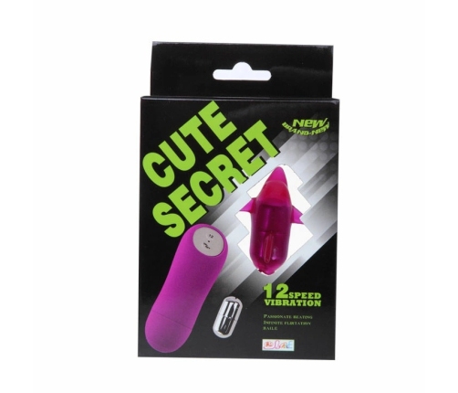 Baile Cute Secret Butterfly Intimate Massager Wired Lilac 12V ABS/TPR