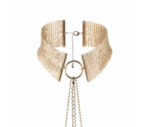 Bijoux Indiscrets Desir Metallique Gold Adjustable Mesh Necklace Belt