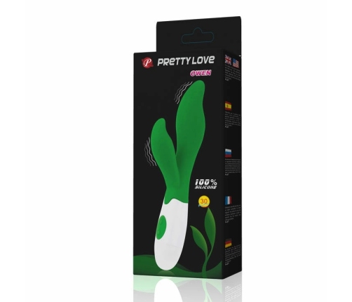 Pretty Love Flirtation Owen Green Intimate Massage Device 20 cm Silicone