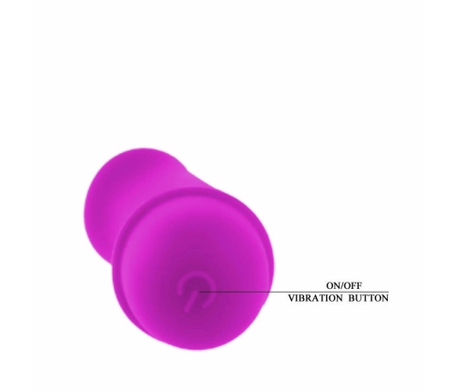 Pretty Love Flirtation Antony Lilac Mini Massager 10-Mode Silicone 12.5cm
